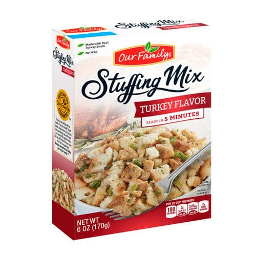 Our Family Turkey Stuffing Mix 6oz (Case of 12) - Misc/Our Family - Our Family