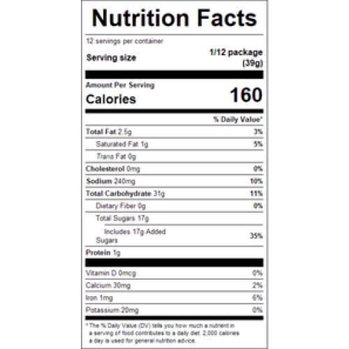 Our Family Yellow Cake Mix 16.5oz (Case of 12) - Misc/Our Family - Our Family