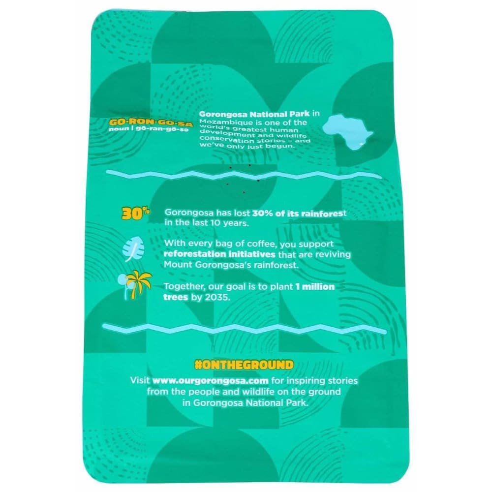 OUR GORONGOSA COFFEE Our Gorongosa Coffee Coffee Speak For Trees Dk, 12 Oz