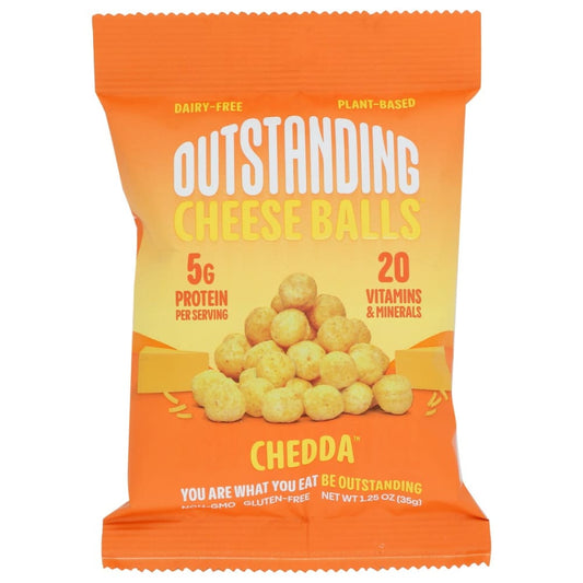 OUTSTANDING: Balls Cheese Cheddar 1.25 OZ (Pack of 6) - Snacks Other - OUTSTANDING