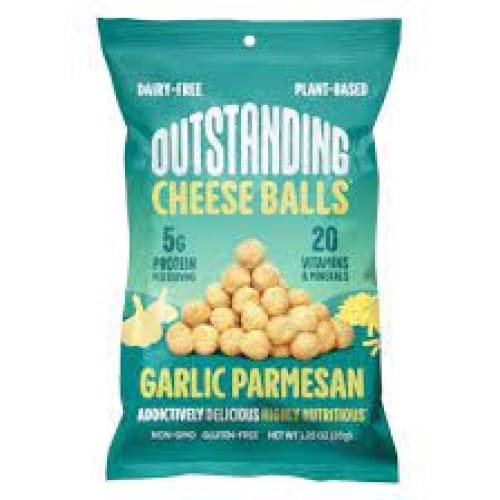 OUTSTANDING: Balls Cheese Grlc Prmsn 1.25 OZ (Pack of 6) - Snacks Other - OUTSTANDING