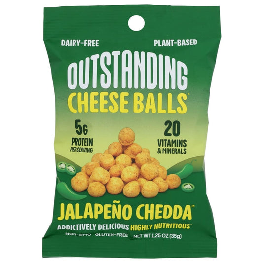 OUTSTANDING: Balls Cheese Jlpn Chddr 1.25 OZ (Pack of 6) - Snacks Other - OUTSTANDING