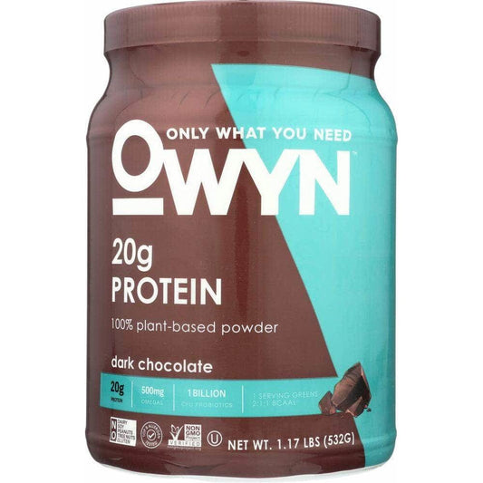 OWYN Owyn Protein Powder Dark Chocolate, 1.2 Lb