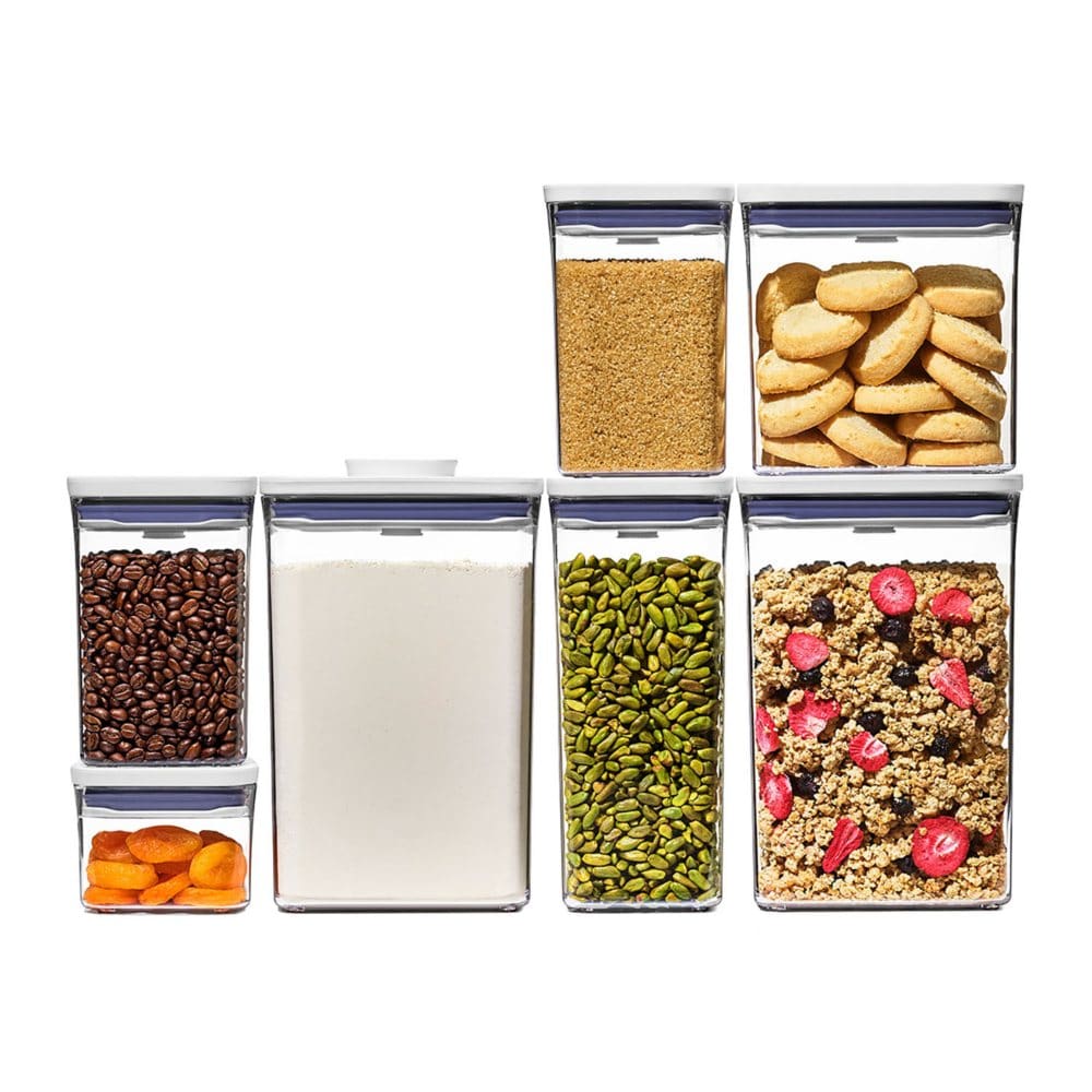 Oxo 7-Piece Pop Air Tight Food Storage Containers - Food Storage - ShelHealth
