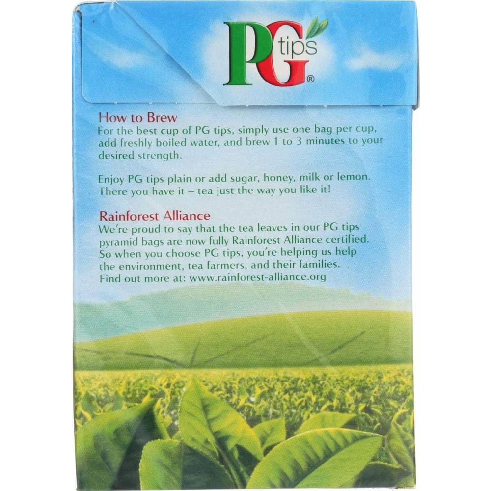 P G TIPS: Black Tea Pyramid Tea Bags, 80 bg | ShelHealth