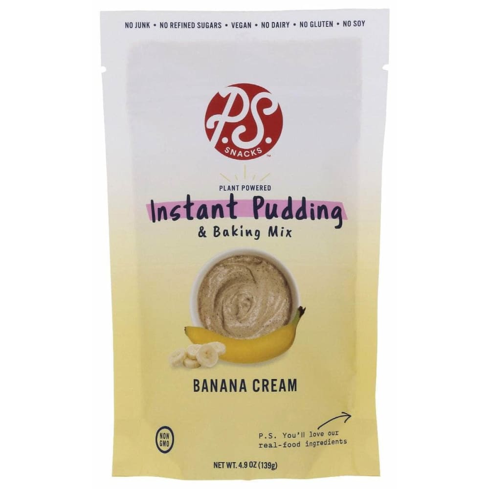 P.S. SNACKS COMPANY Grocery > Cooking & Baking > Baking Ingredients P.S. SNACKS COMPANY Pudding Mix Banana Cream, 4.9 oz