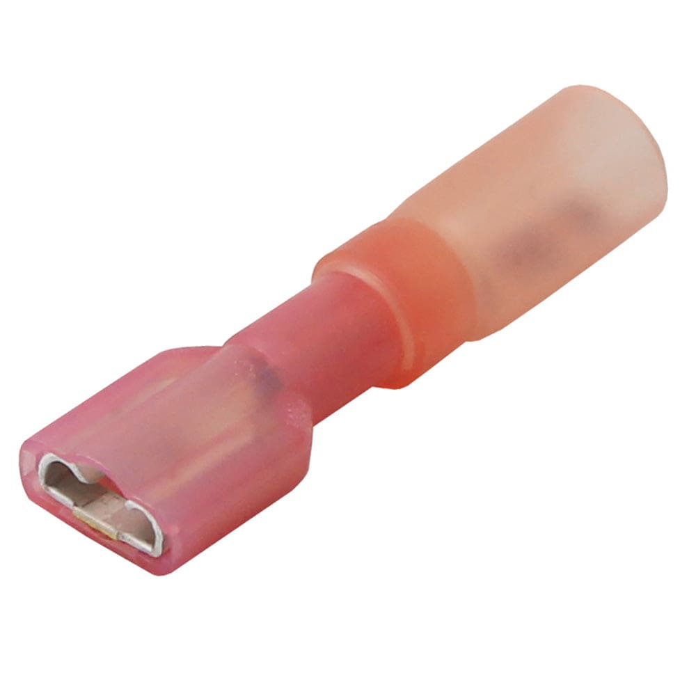 Pacer 22-18 AWG Heat Shrink Female Disconnect - 100 Pack - Electrical | Terminals - Pacer Group