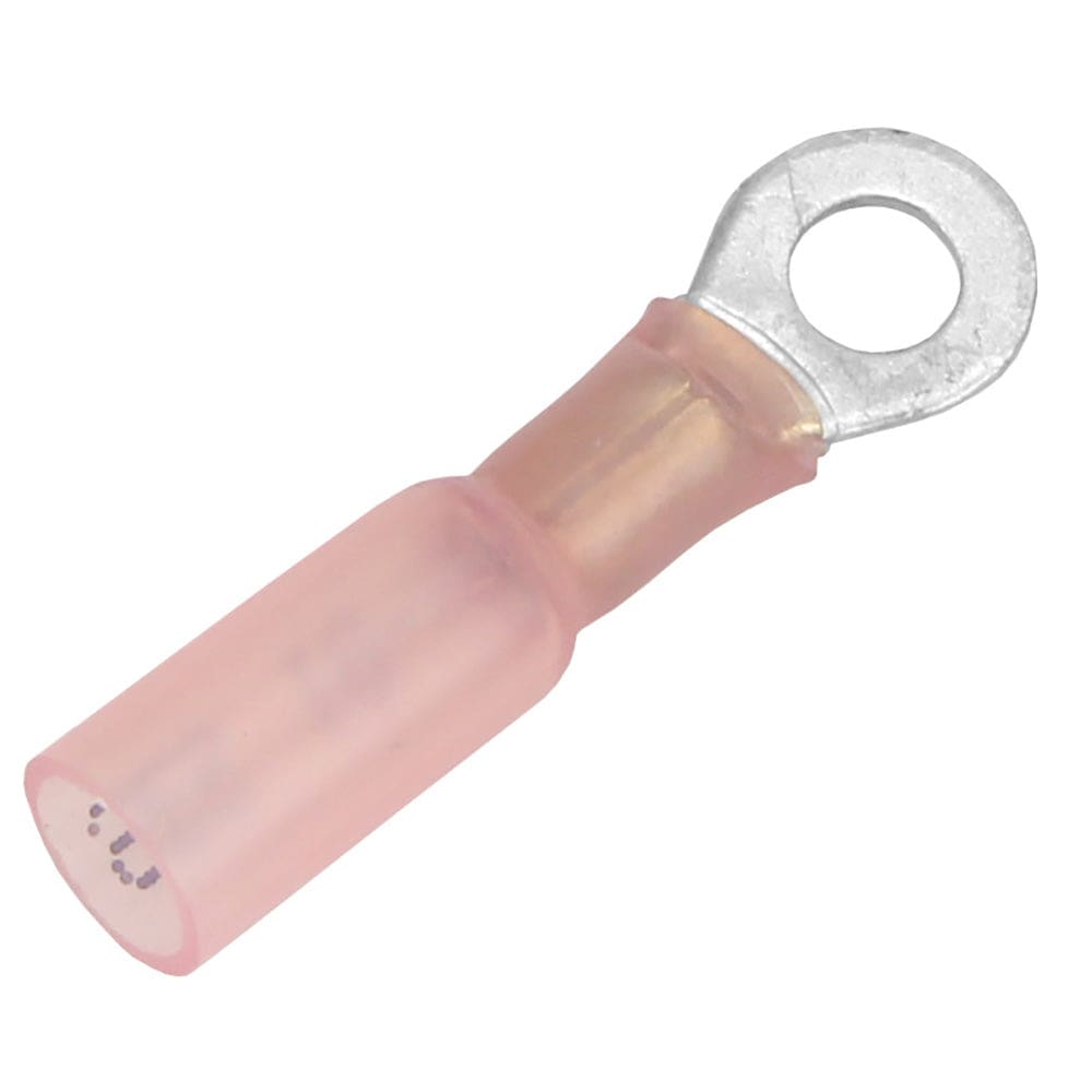 Pacer 22-18 AWG Heat Shrink Ring Terminal - #8 Stud Size - 100 Pack - Electrical | Terminals - Pacer Group