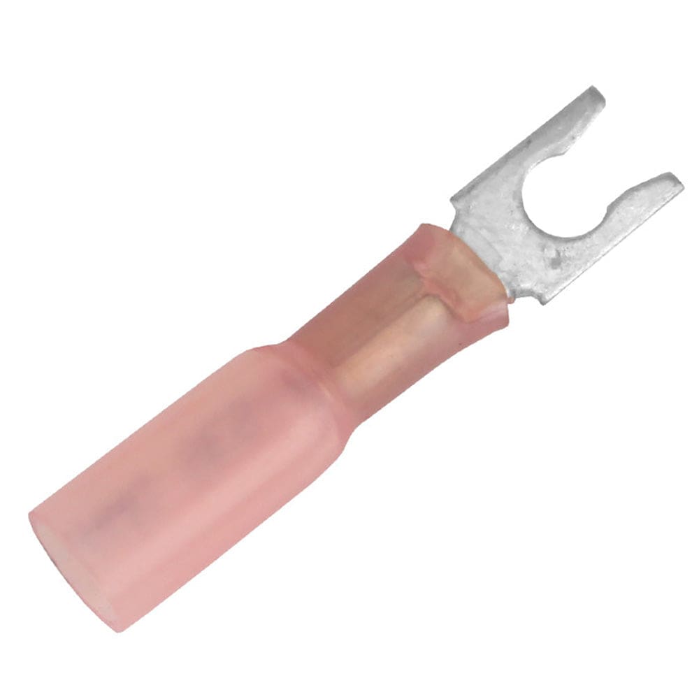 Pacer 22-18 AWG Heat Shrink Spade Terminal - #8 Stud Size - 100 Pack - Electrical | Terminals - Pacer Group