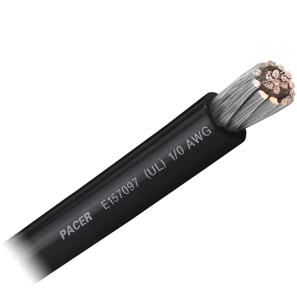 Pacer Black 1/ AWG Battery Cable - Sold By The Foot (Pack of 4) - Electrical | Wire - Pacer Group