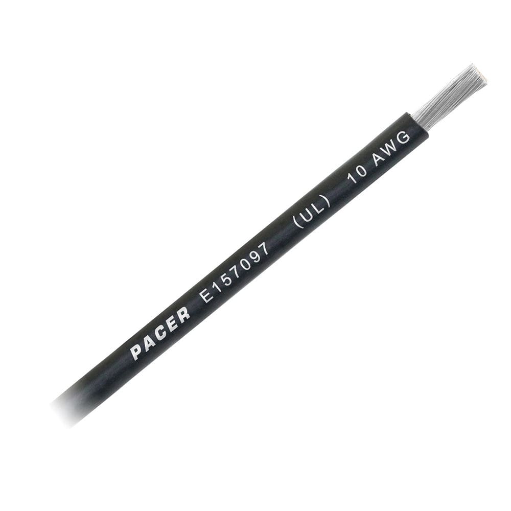 Pacer Black 10 AWG Battery Cable - Sold By The Foot (Pack of 6) - Electrical | Wire - Pacer Group