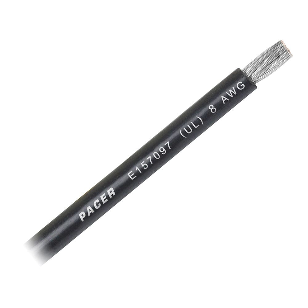Pacer Black 8 AWG Battery Cable - Sold By The Foot (Pack of 6) - Electrical | Wire - Pacer Group