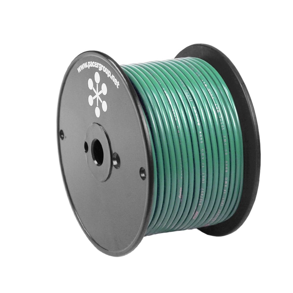 Pacer Green 14 AWG Primary Wire - 100’ - Electrical | Wire - Pacer Group