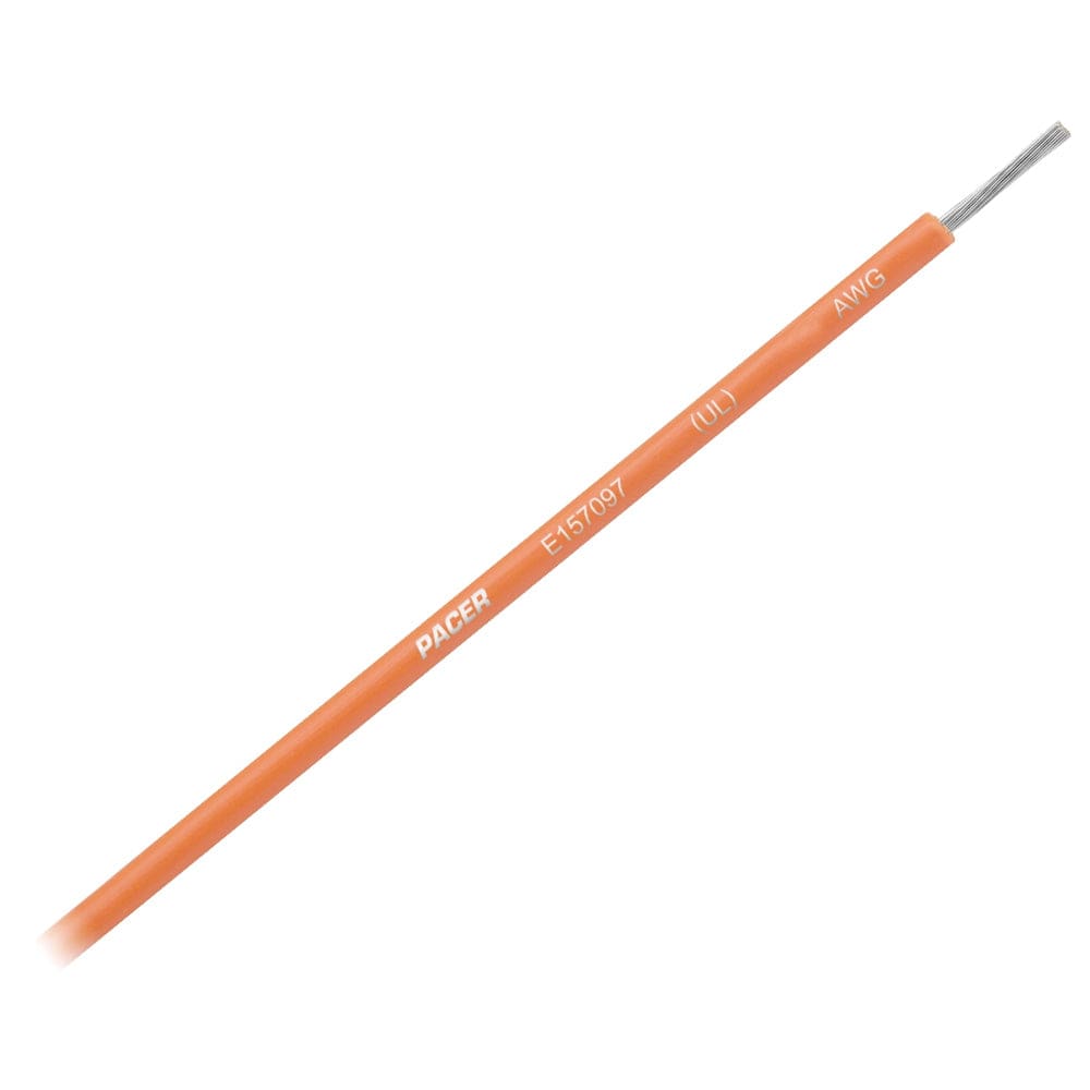 Pacer Orange 10 AWG Primary Wire - 25’ - Electrical | Wire - Pacer Group