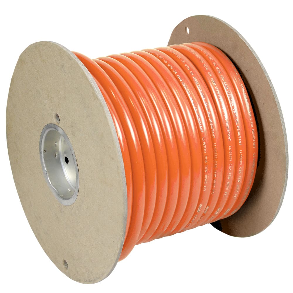 Pacer Orange 6 AWG Battery Cable - 100’ - Electrical | Wire - Pacer Group