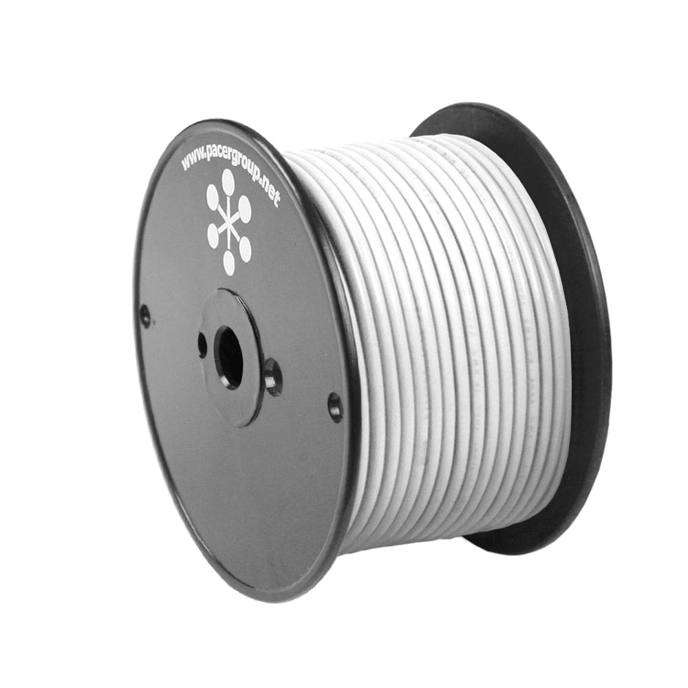 Pacer White 18 AWG Primary Wire - 100’ - Electrical | Wire - Pacer Group