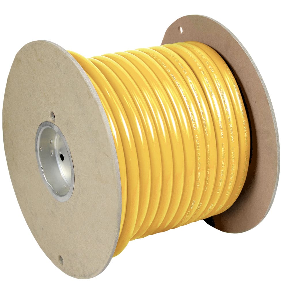 Pacer Yellow 4 AWG Battery Cable - 100’ - Electrical | Wire - Pacer Group