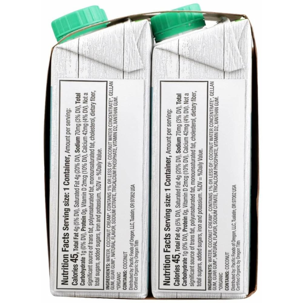 PACIFIC FOODS Pacific Foods Bev Coconut Unswtnd 4Pk, 32 Fo