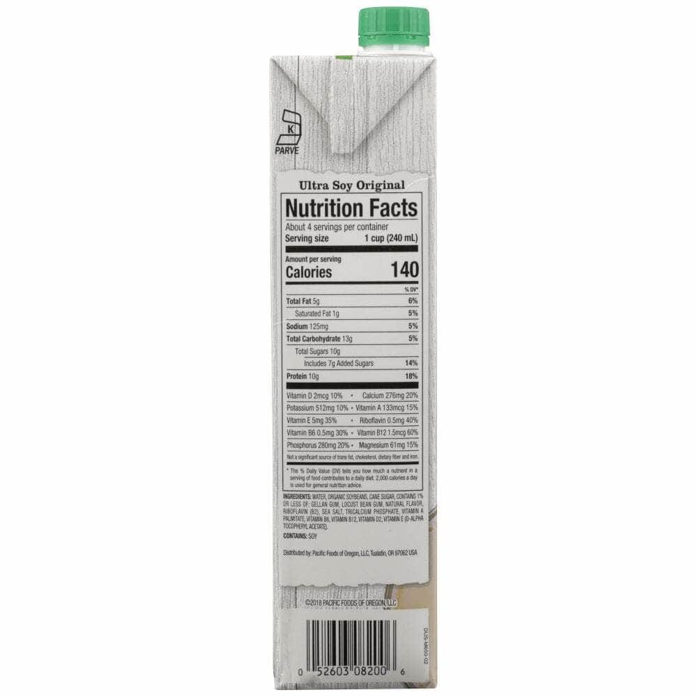 Pacific Foods Pacific Foods Beverages Ultra Soy Original, 32 oz