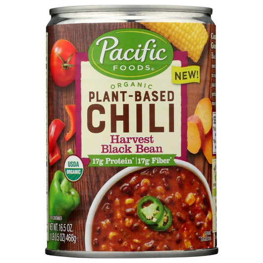 PACIFIC FOODS: Chl Hrv Blk Ben Pltb Org 16.5 FO (Pack of 5) - Soups & Stocks - PACIFIC FOODS