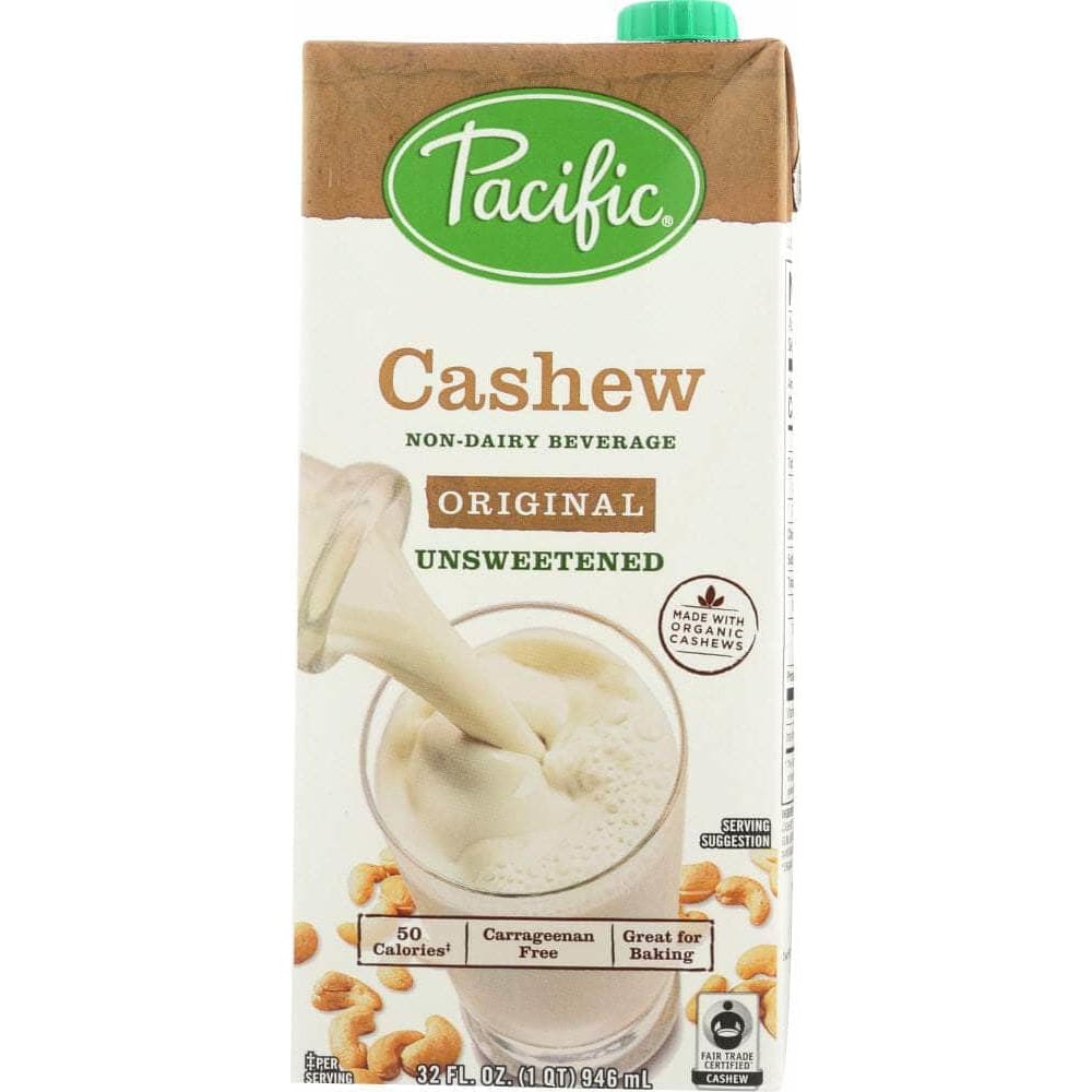 Pacific Foods Pacific Foods Non Dairy Cashew Unsweetened Original Beverage, 32 oz