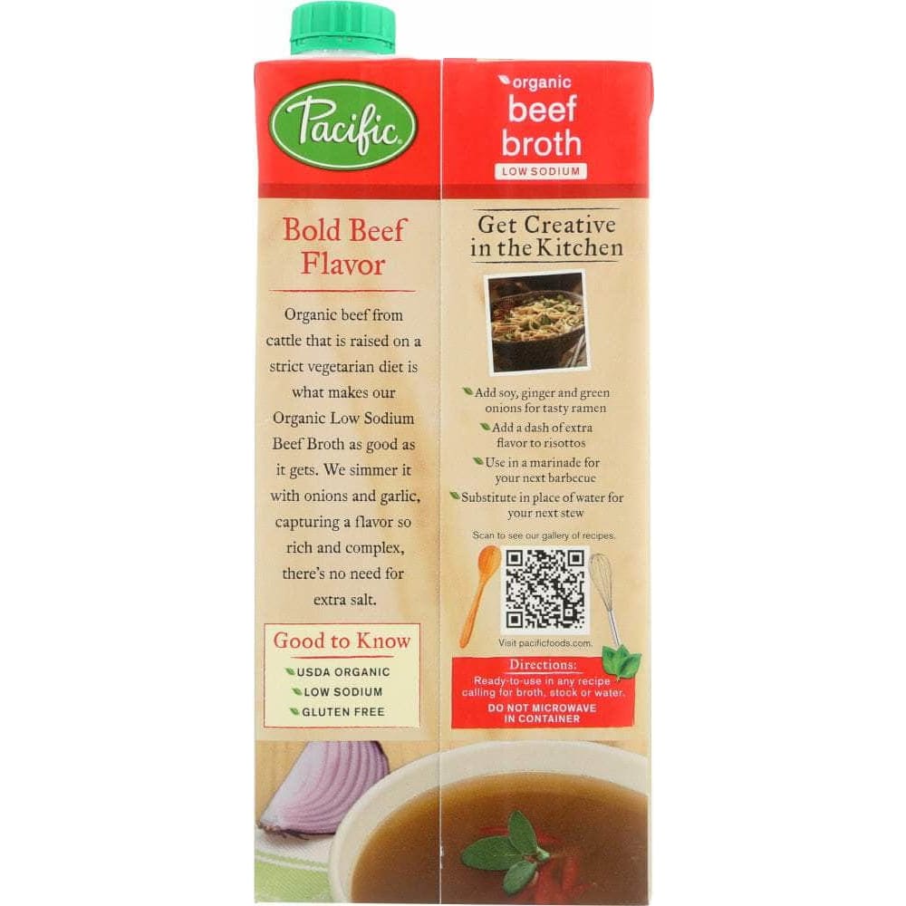 Pacific Foods Pacific Foods Organic Beef Broth Low Sodium, 32 oz
