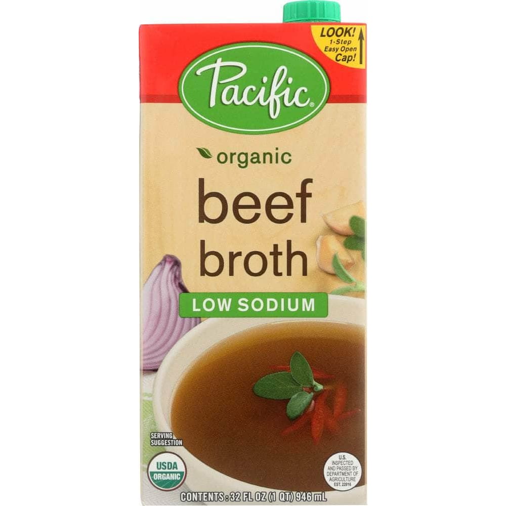 Pacific Foods Pacific Foods Organic Beef Broth Low Sodium, 32 oz