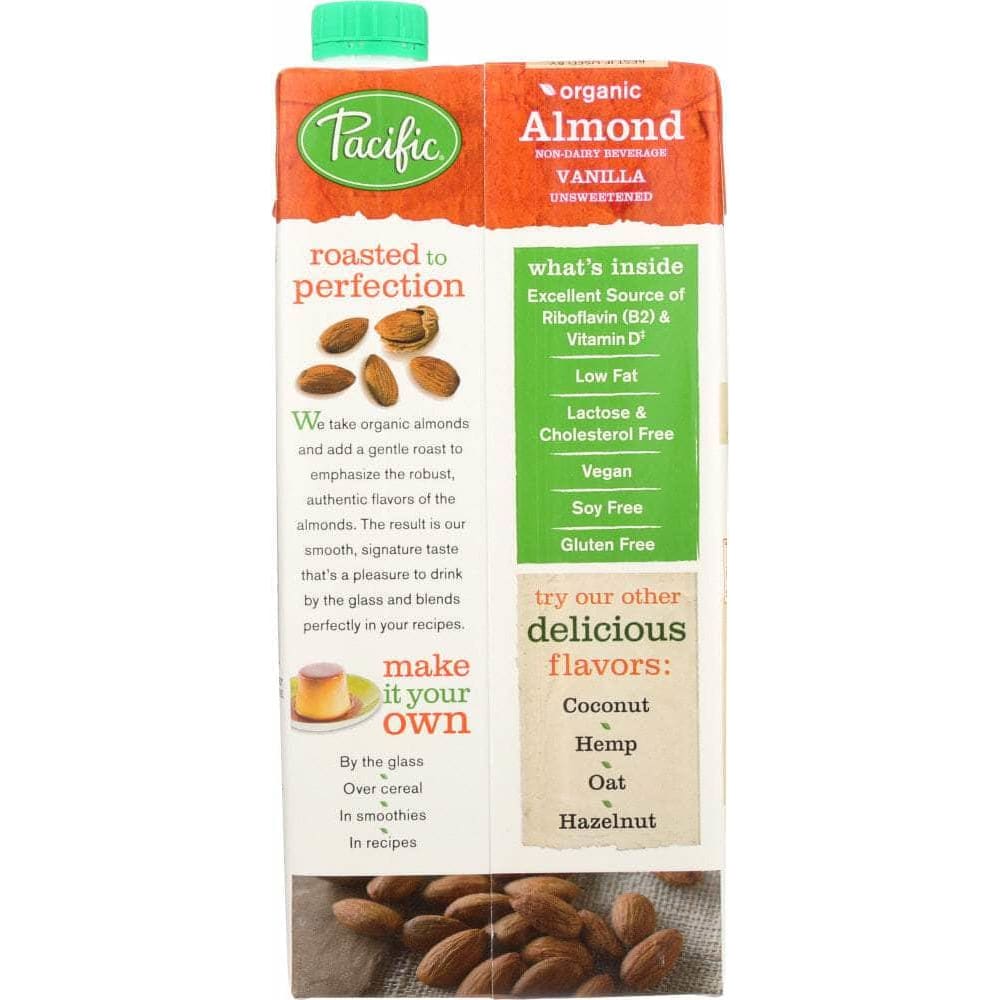 Pacific Foods Pacific Foods Organic Unsweetened Almond Beverage Vanilla, 32 oz