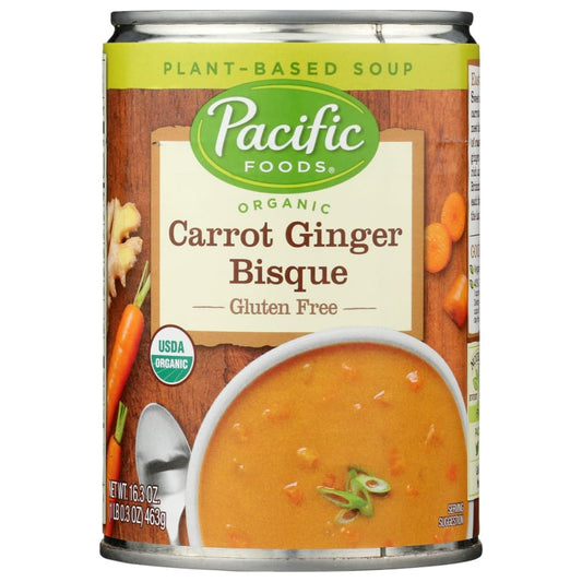 PACIFIC FOODS: Soup Cart Ging Bisqe Org 16.3 OZ (Pack of 5) - Soups & Stocks - PACIFIC FOODS