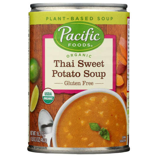PACIFIC FOODS: Soup Thai Swt Potato Org 16.3 OZ (Pack of 5) - Soups & Stocks - PACIFIC FOODS