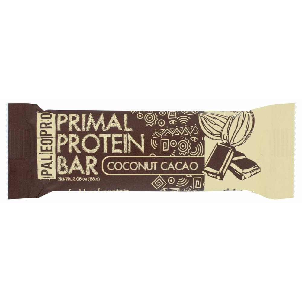 PALEO PRO Vitamins & Supplements > Protein Supplements & Meal Replacements PALEO PRO: Bar Protein Coconut Cacao, 2.05 oz