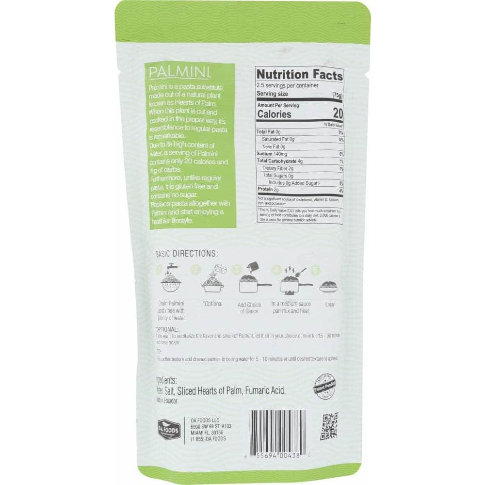 Palmini Palmini Hearts of Palm Linguine Pasta, 12 oz