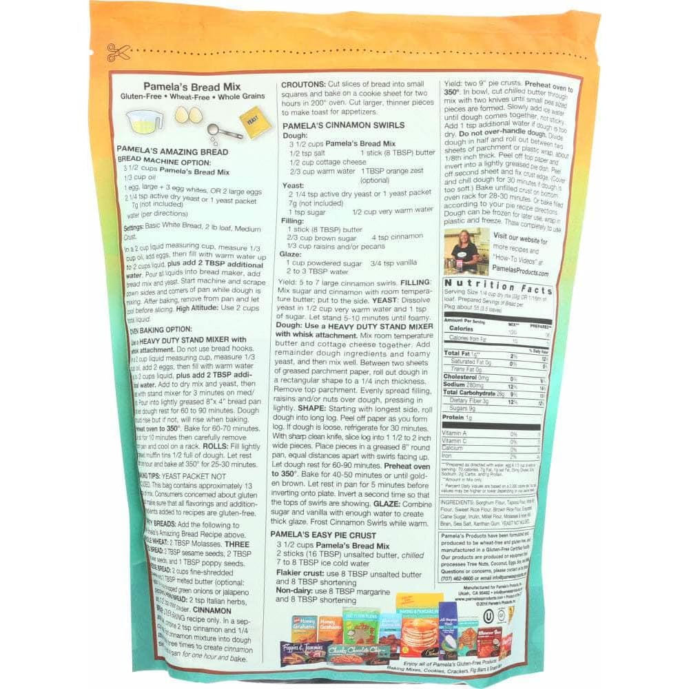Pamelas Pamela's Products Bread Mix, 4 lb