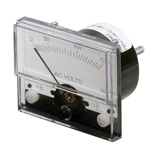 Paneltronics Analog AC Voltmeter - 0-150VAC - 2-1/ 2 - Electrical | Meters & Monitoring - Paneltronics