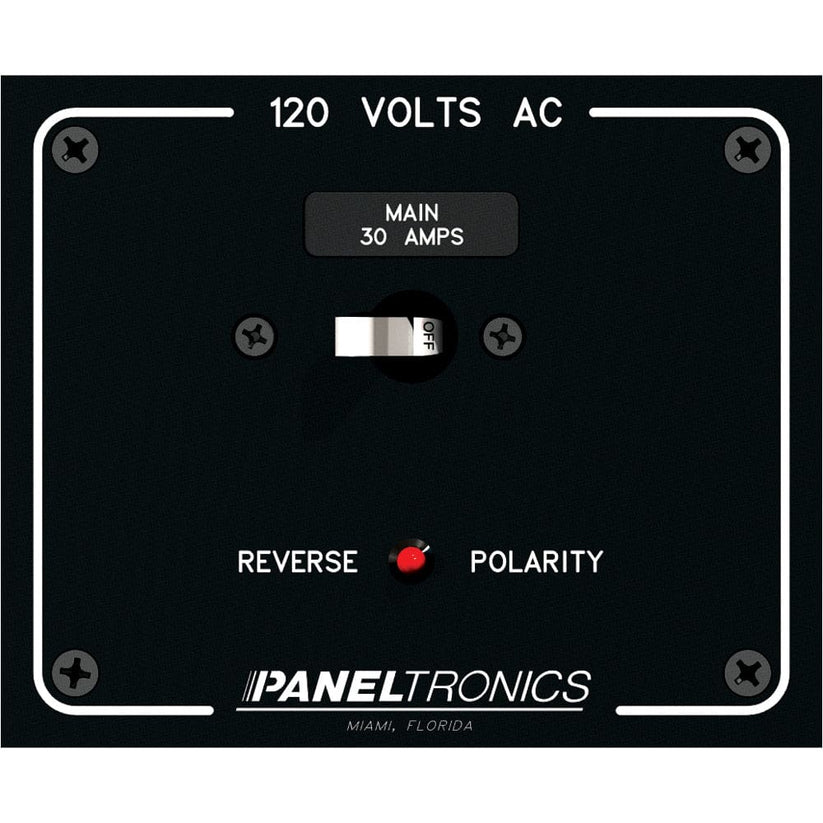 Main Cb Standard Paneltronics Standard Panel AC Main Double Pole w/ 30Amp CB & Reverse ...
