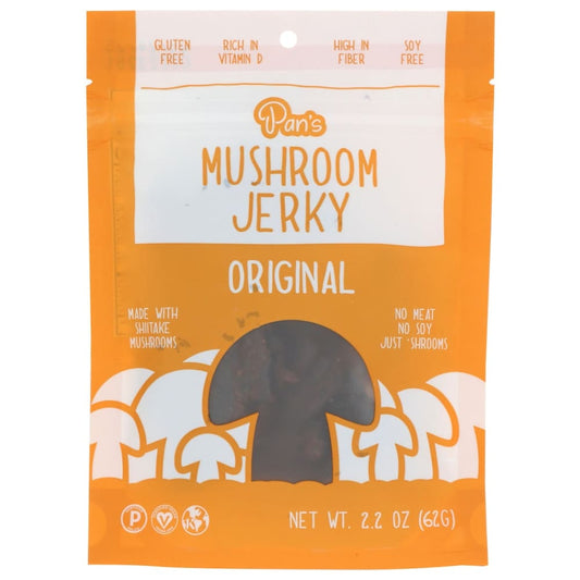 PANS: Original Mushroom Jerky 2.2 oz (Pack of 4) - Snacks Other - PANS
