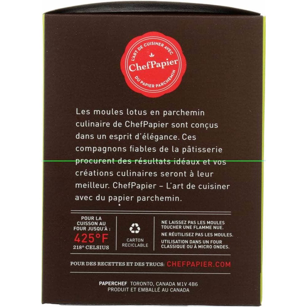 Paper Chef Paper Chef Parchment Cup Lotus, 12 pc