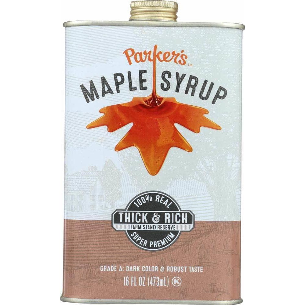 Parkers Maple Syrup Parkers Real Maple Syrup Maple Dark Traditional 15 fo