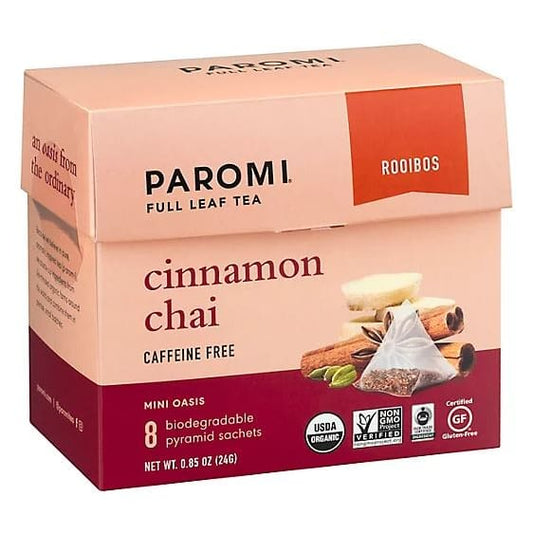 PAROMI TEA: Cinnamon Chai Tea 8 bg (Pack of 5) - Grocery > Beverages > Coffee Tea & Hot Cocoa - PAROMI TEA