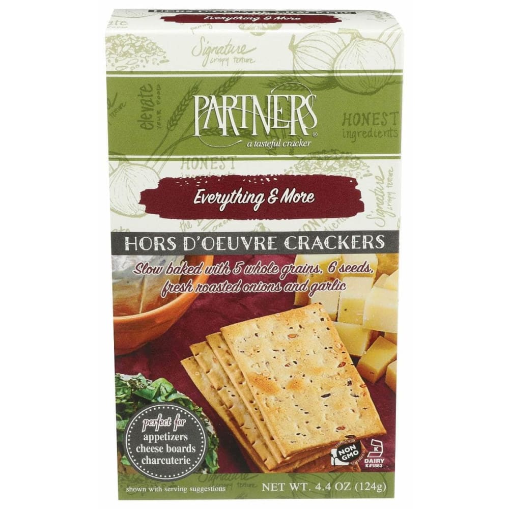 PARTNERS Grocery > Snacks > Crackers PARTNERS: Everything and More Hors D Oeuvre Crackers, 4.4 oz