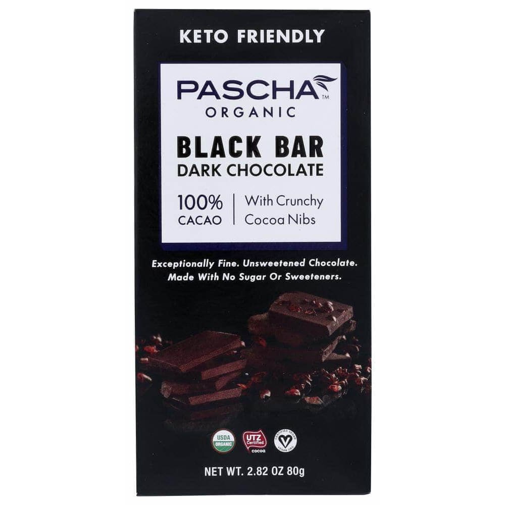 PASCHA Pascha Dark Chocolate With Organic Cocoa Nibs, 2.82 Oz