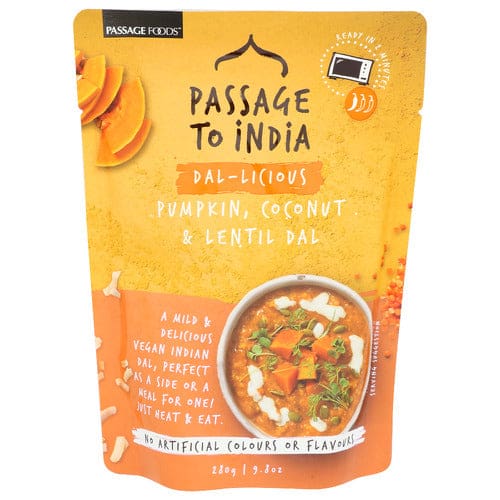 PASSAGE FOODS: Dal Lentil Pumpkin Ccnut 9.8 oz (Pack of 5) - Food - PASSAGE FOODS