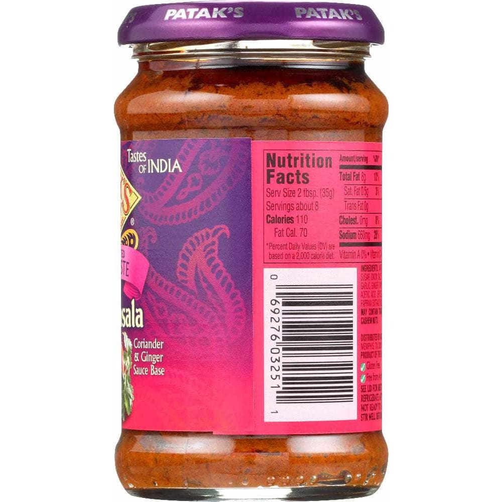 Pataks Pataks Paste Curry Tikka Masala, 10 oz