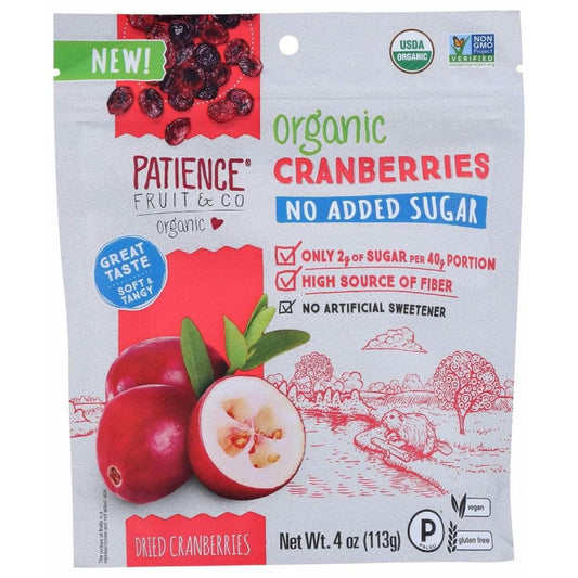 PATIENCE FRUIT & CO PATIENCE FRUIT & CO Frt Drd Crnbr No Ad S Org, 4 oz