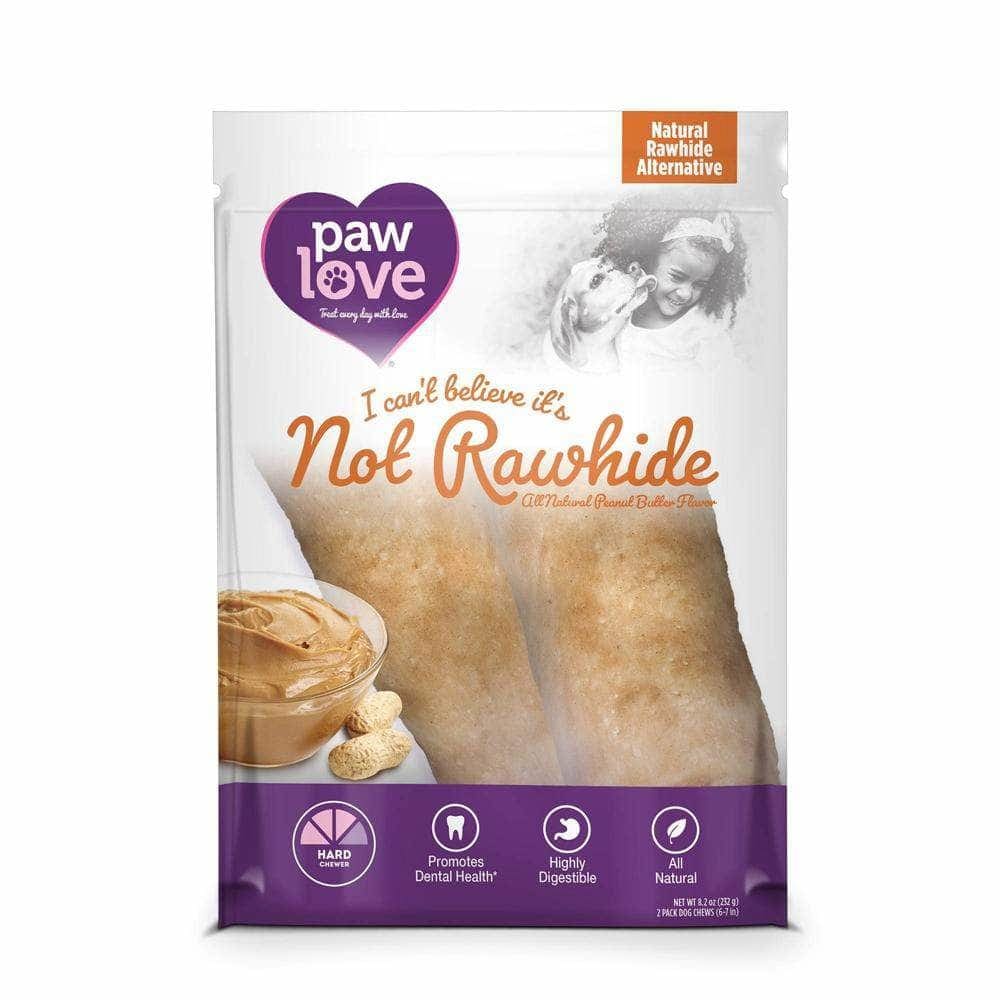 PAW LOVE Paw Love Not Rawhide Peanut Butter, 2 Pc