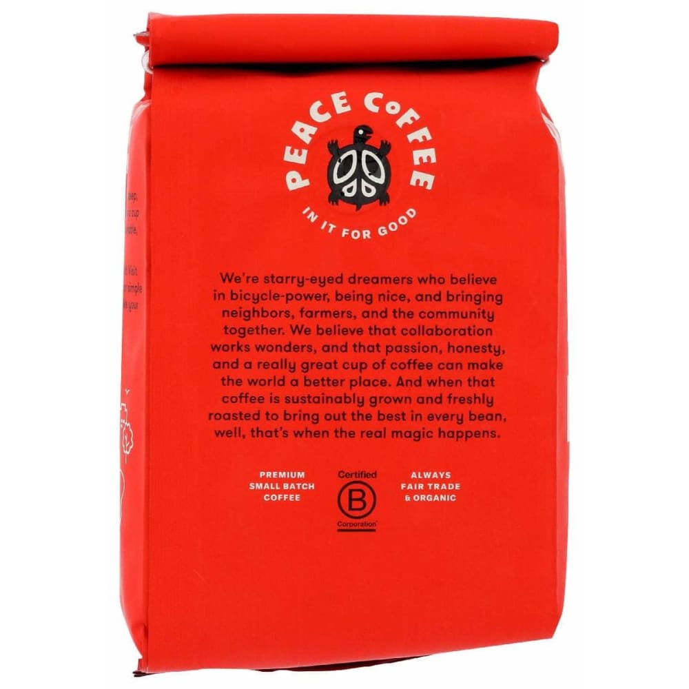 PEACE COFFEE Grocery > Beverages > Coffee, Tea & Hot Cocoa PEACE COFFEE Coffee Grnd Treehugger, 12 oz