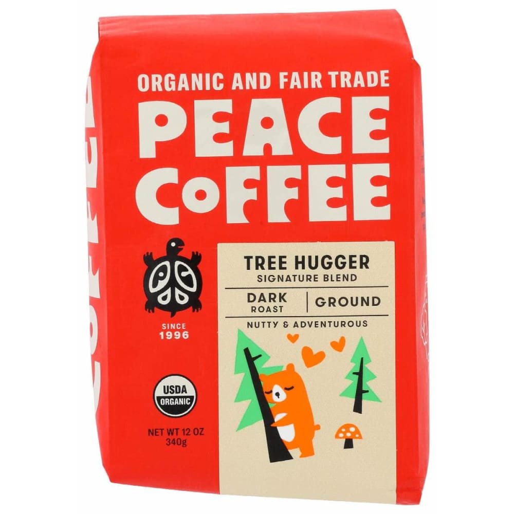 PEACE COFFEE Grocery > Beverages > Coffee, Tea & Hot Cocoa PEACE COFFEE Coffee Grnd Treehugger, 12 oz