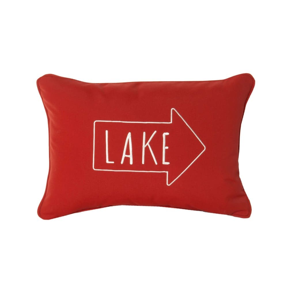 Peak Season Decorative Accent Pillow with Sunbrella Fabric 14 x 20 - Outdoor Cushions & Pillows - Peak