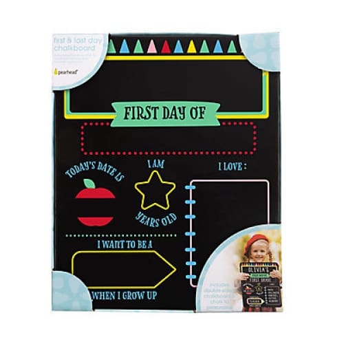 Pearhead First and Last Day Chalkboard - Home/Office & School Supplies/School Supplies/ - ShelHealth