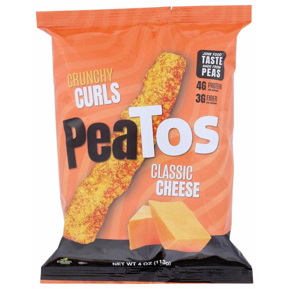 Peatos Peatos Classic Cheese Crunchy Curls, 4 oz